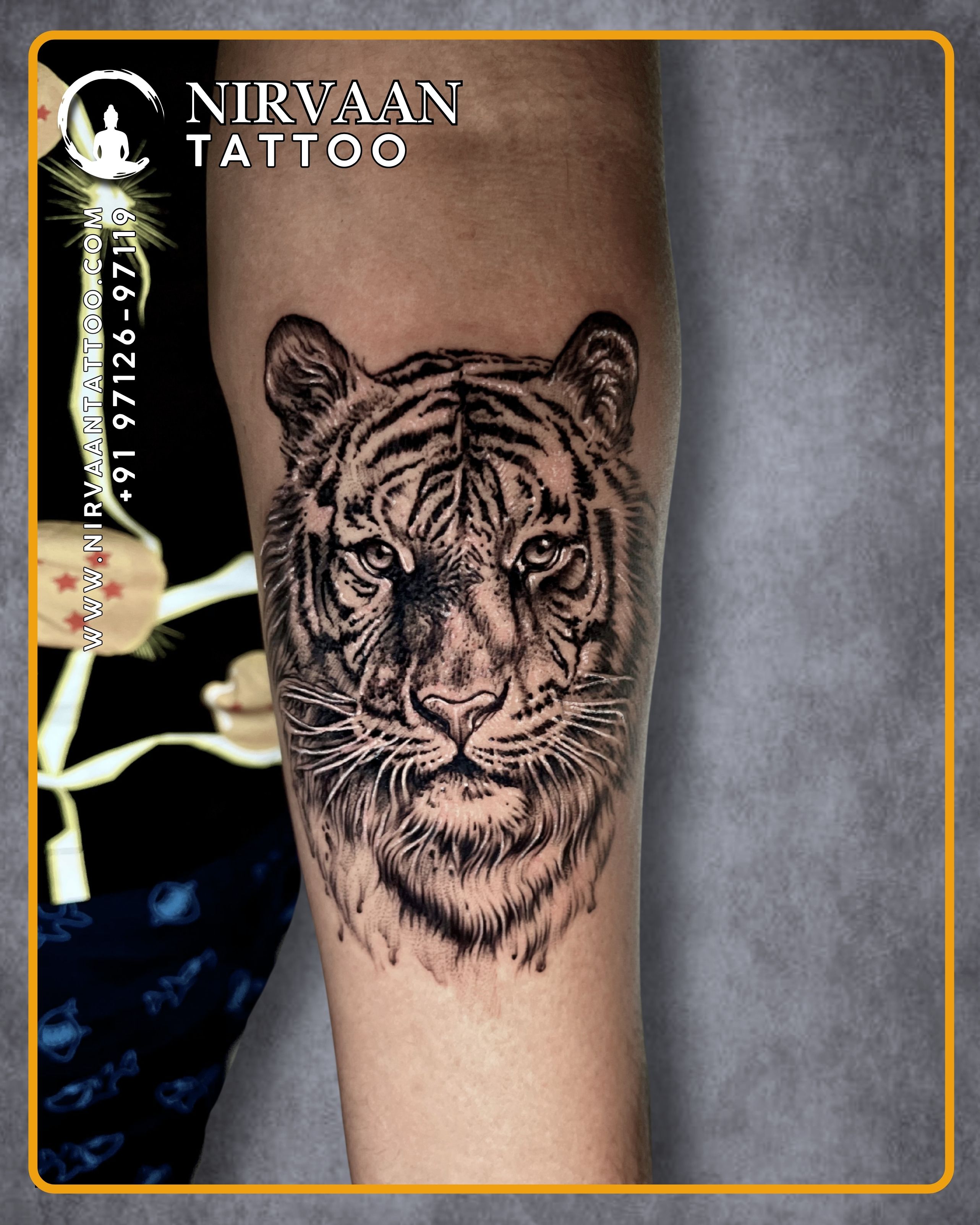 Coverup by Tiger tattoo design